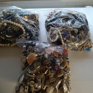 - Vintage, costume jewelry